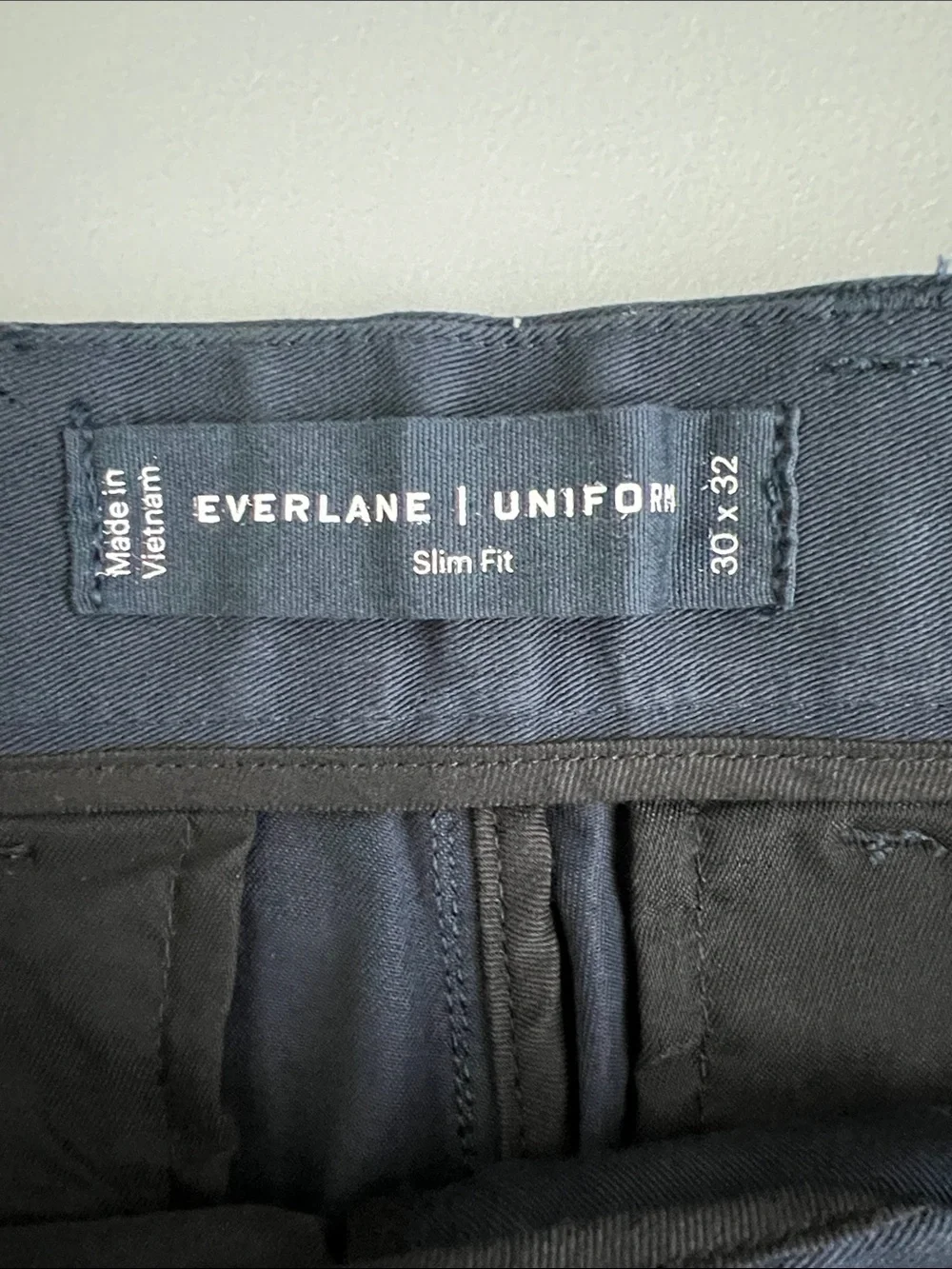 New Everlane THE PERFORMANCE CHINO Slim Fit in Deep Navy Size 30 X 32